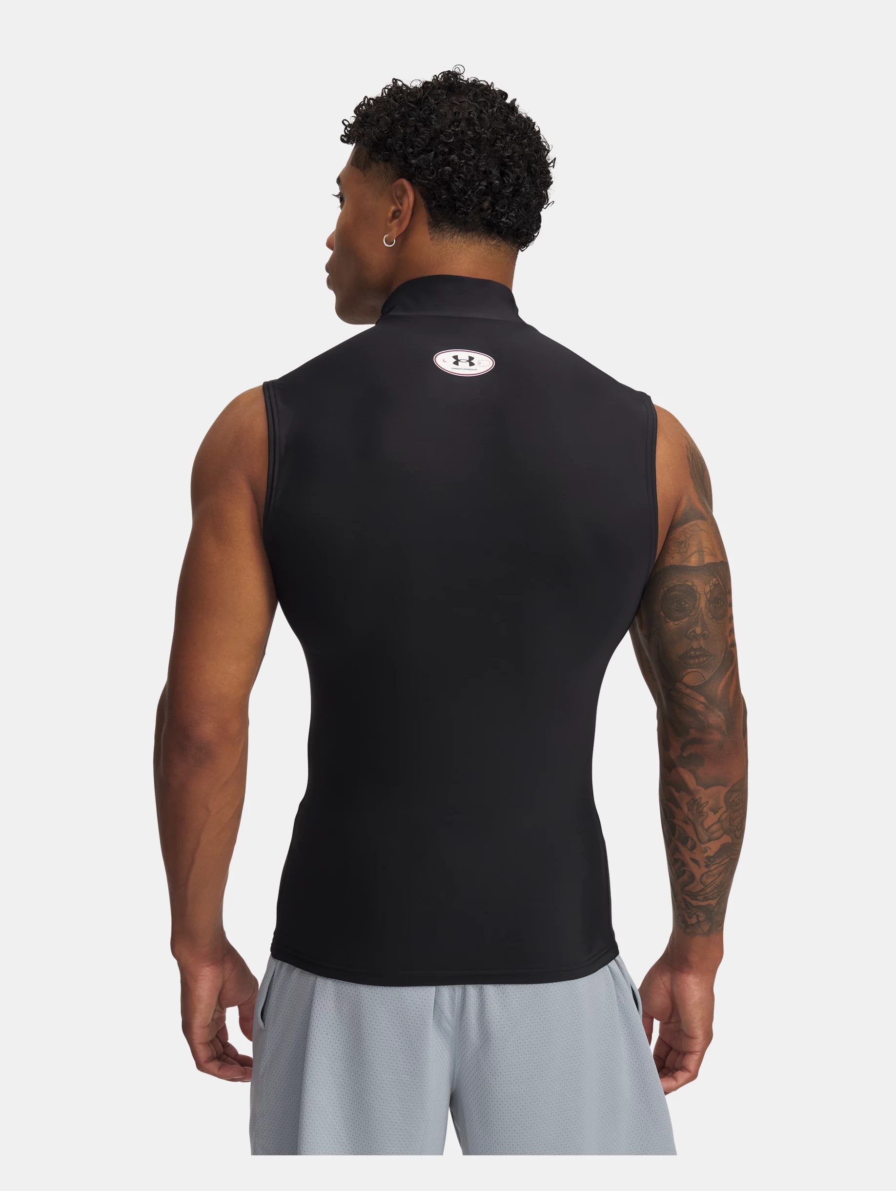 Men's HeatGear® OG Sleeveless Mock - 2
