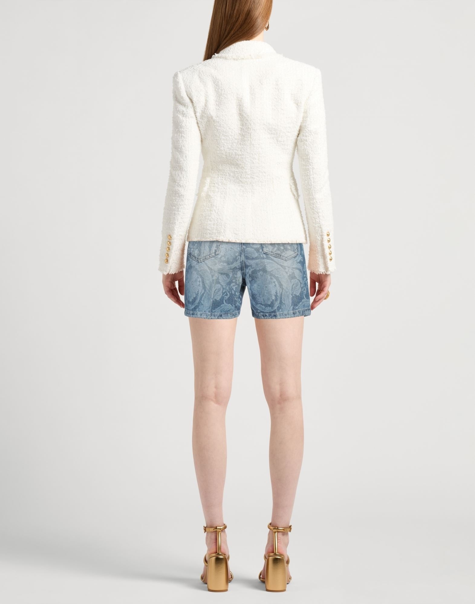 Blue Women's Denim Shorts - 3