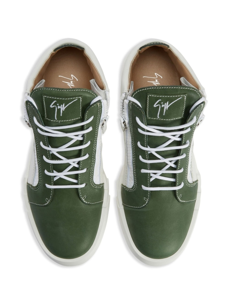 high-top zip-up sneakers 4