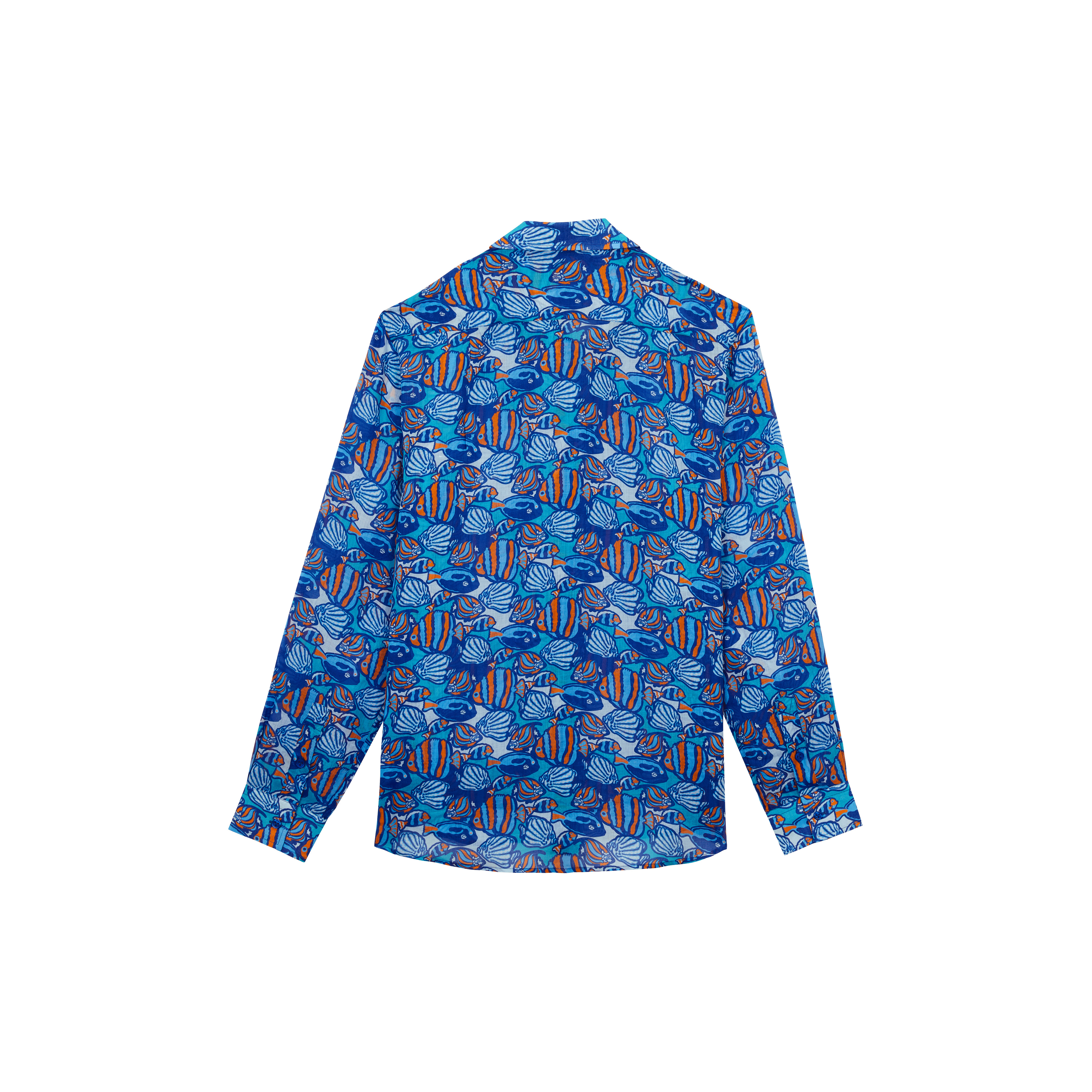 Men Ramie Shirt Fishy Vibes - 2