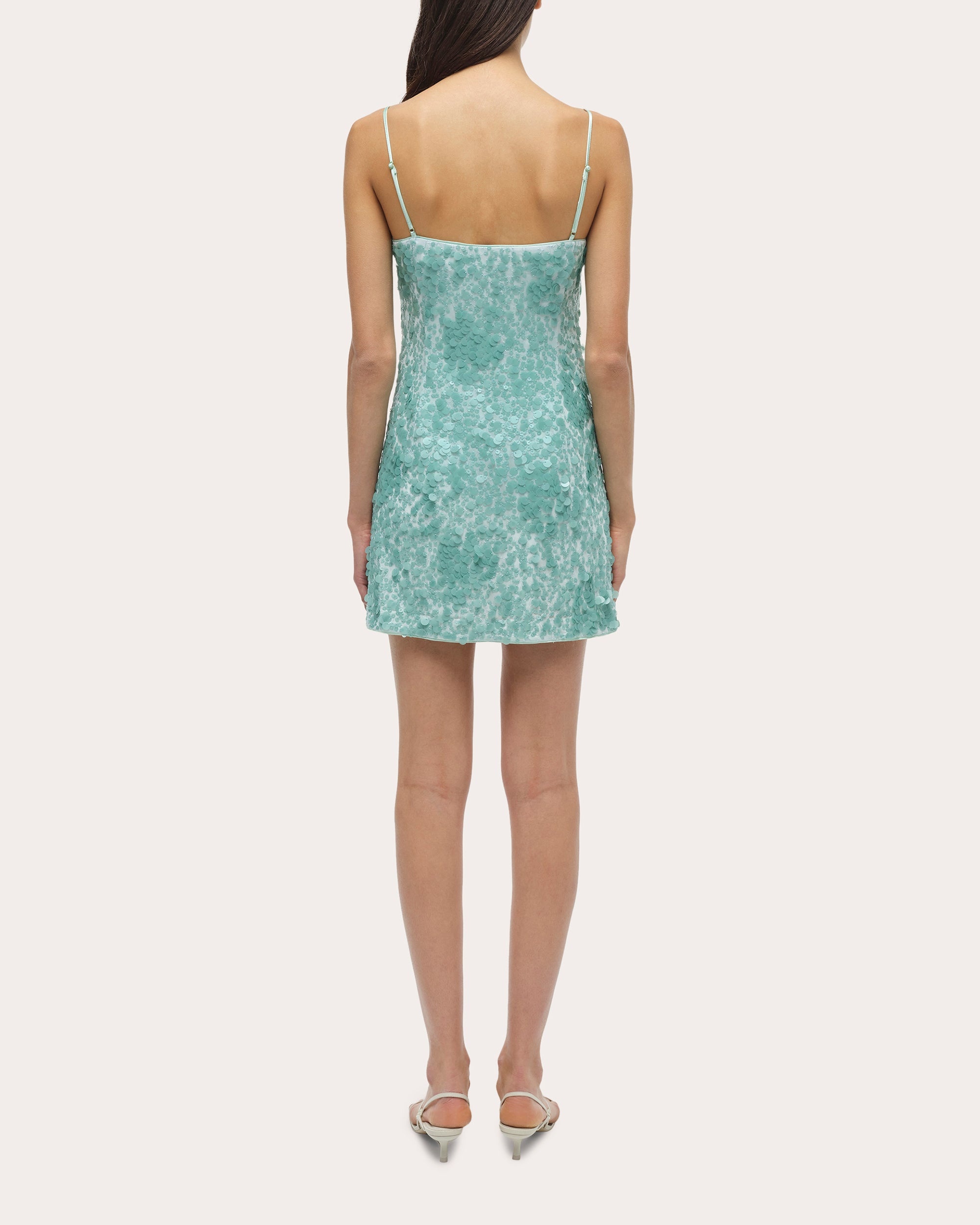 Lollie Sequin Sleeveless Mini Dress - 2