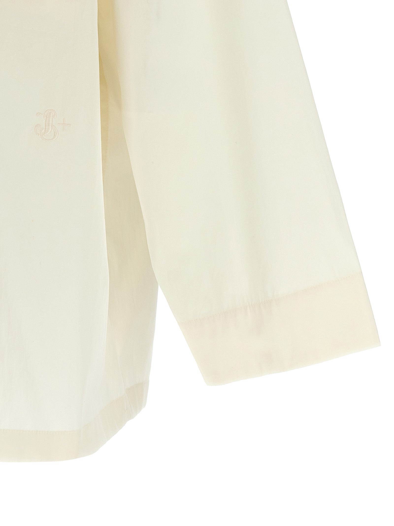 Jil Sander Men Logo Embroidery Shirt - 4