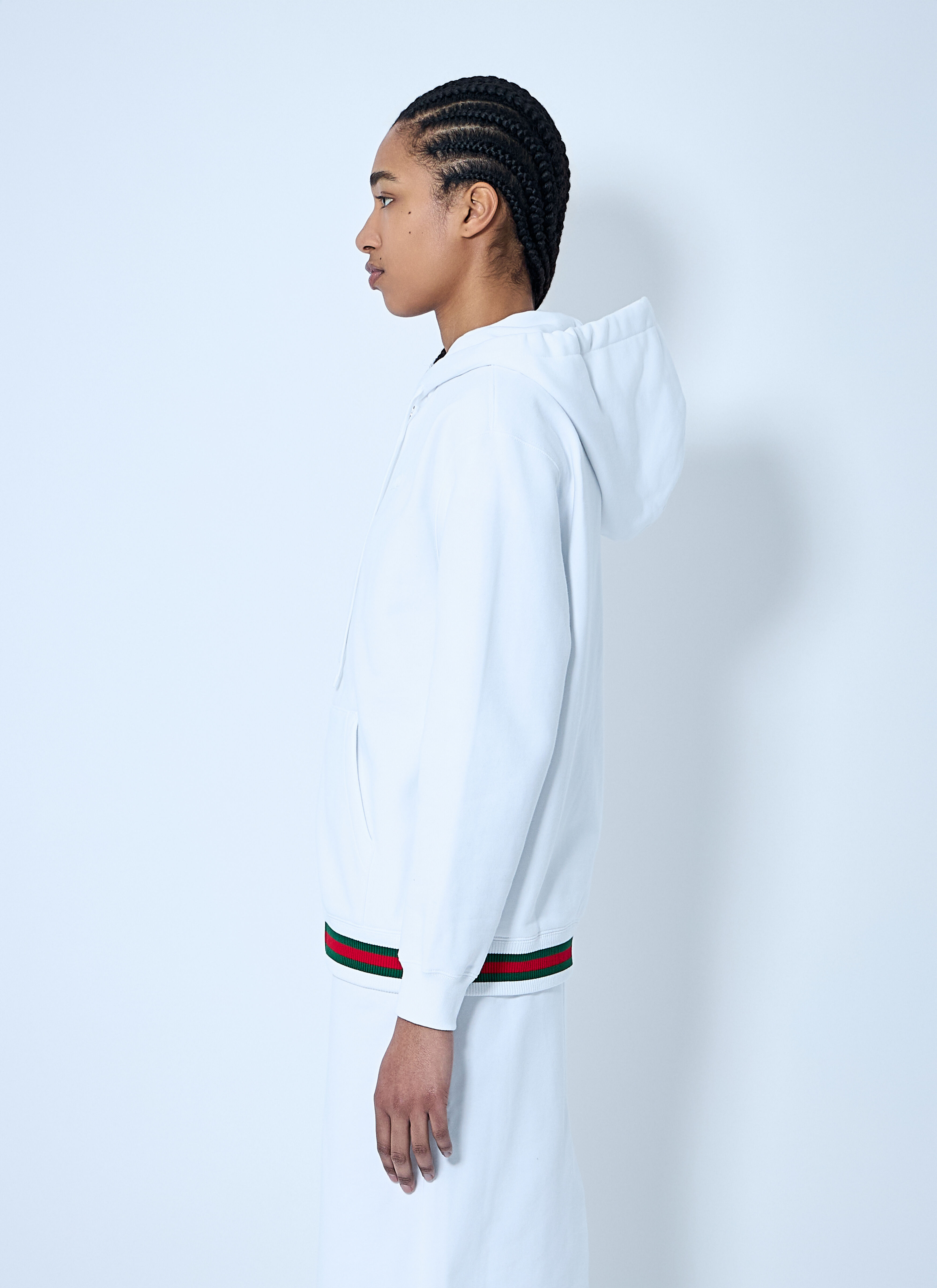 Web Trim Hooded Sweatshirt - 3