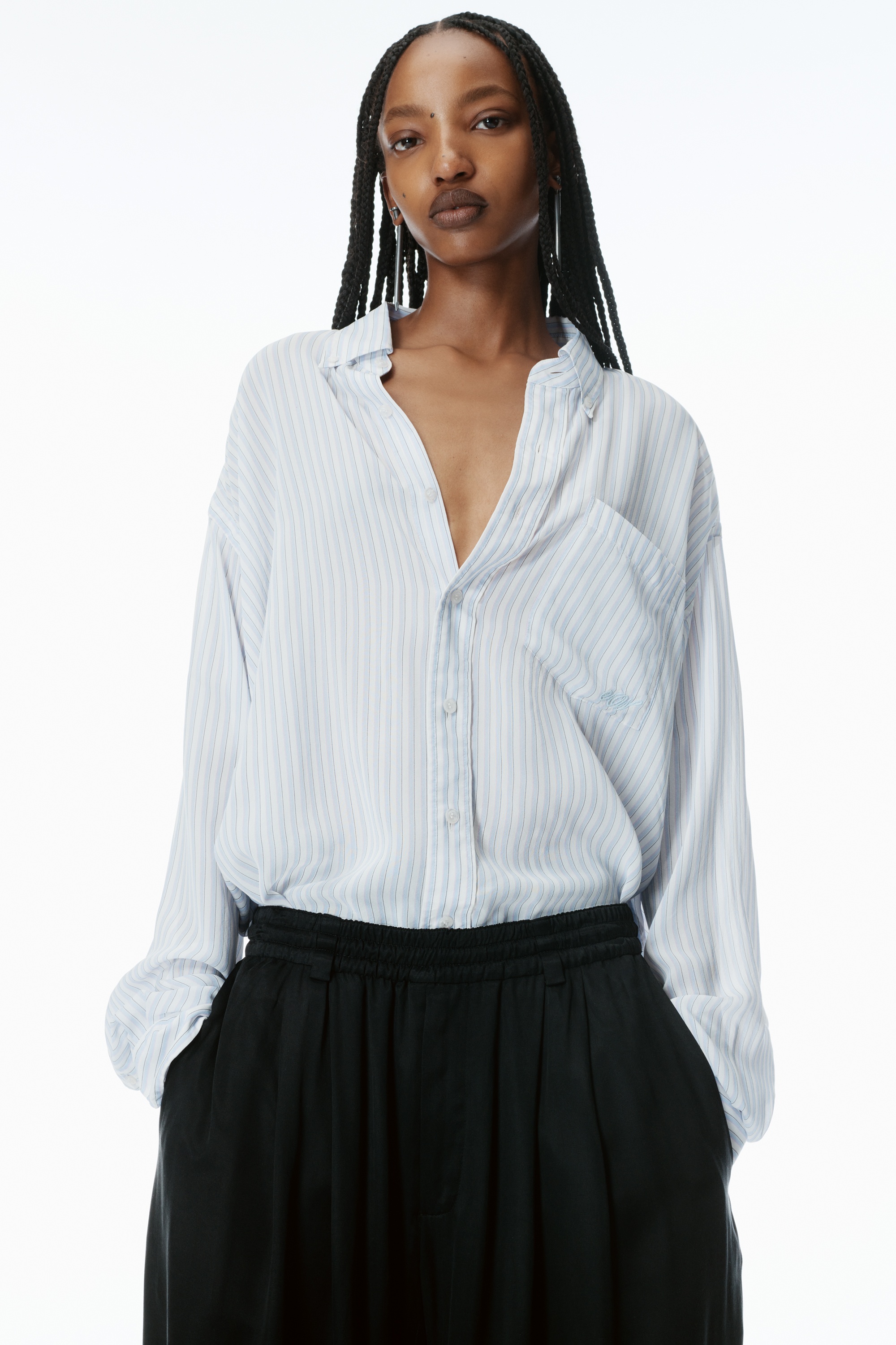 Pre-Styled Trouser with Turn-Down Waistband - 5