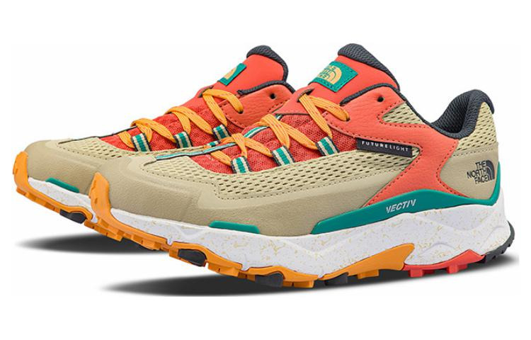 (WMNS) THE NORTH FACE Vectiv Taraval Hiking Shoes 'Gravel Coral Sunrise' 5LWU-655 - 2