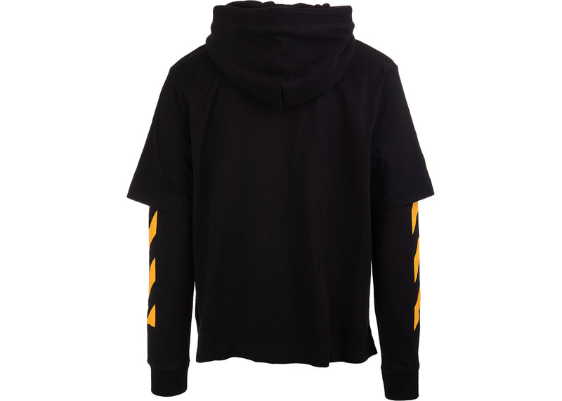 Off-White OFF-WHITE Caravaggio Painting Hoodie Black outlook