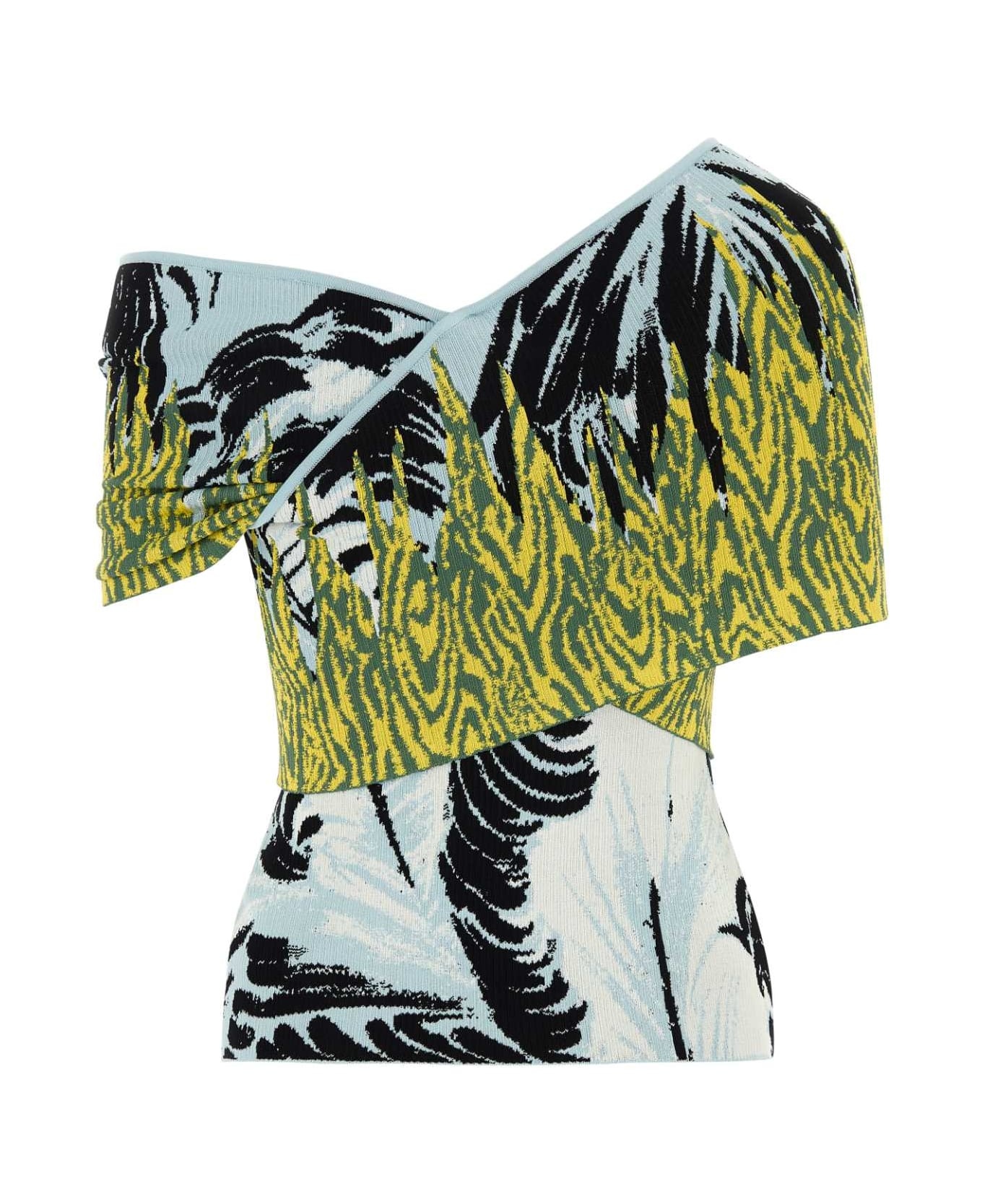 Embroidered Jacquard Top - 2