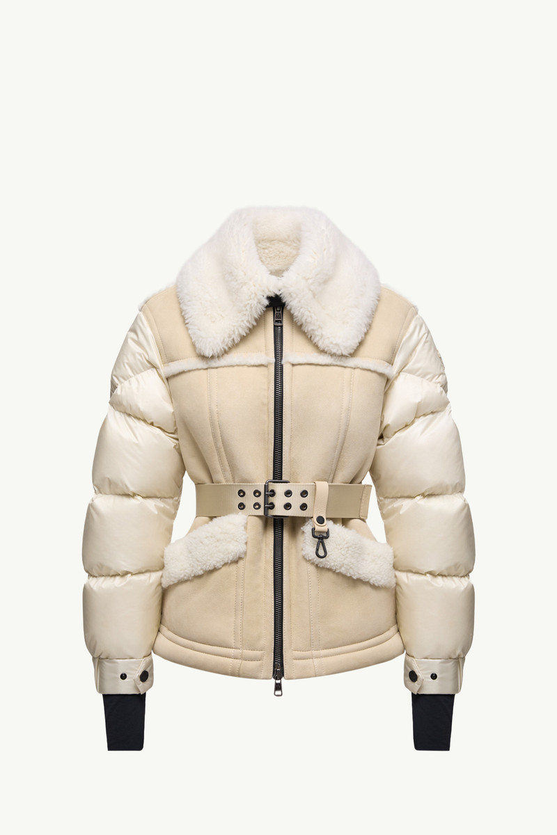 Alvernia Belted Shearling Down Jacket 1