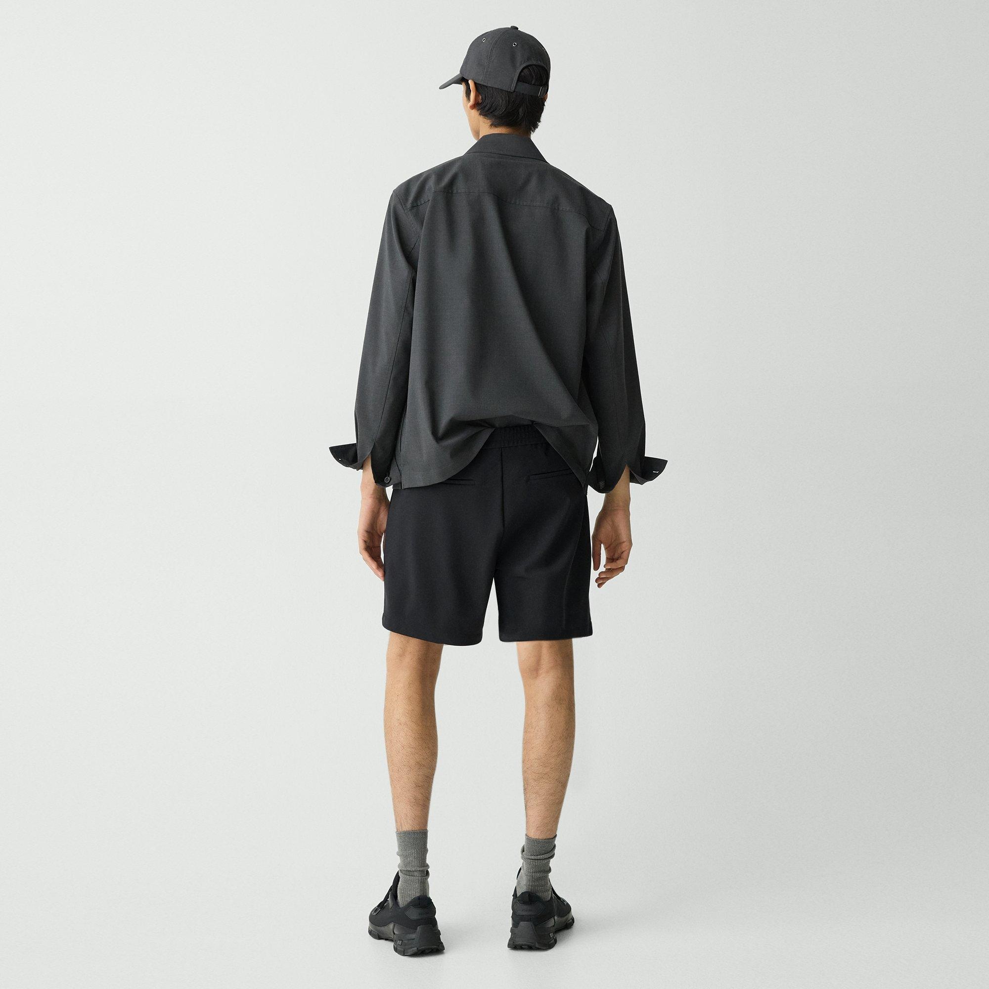 Curtis Drawstring Short in Precision Ponte - 4