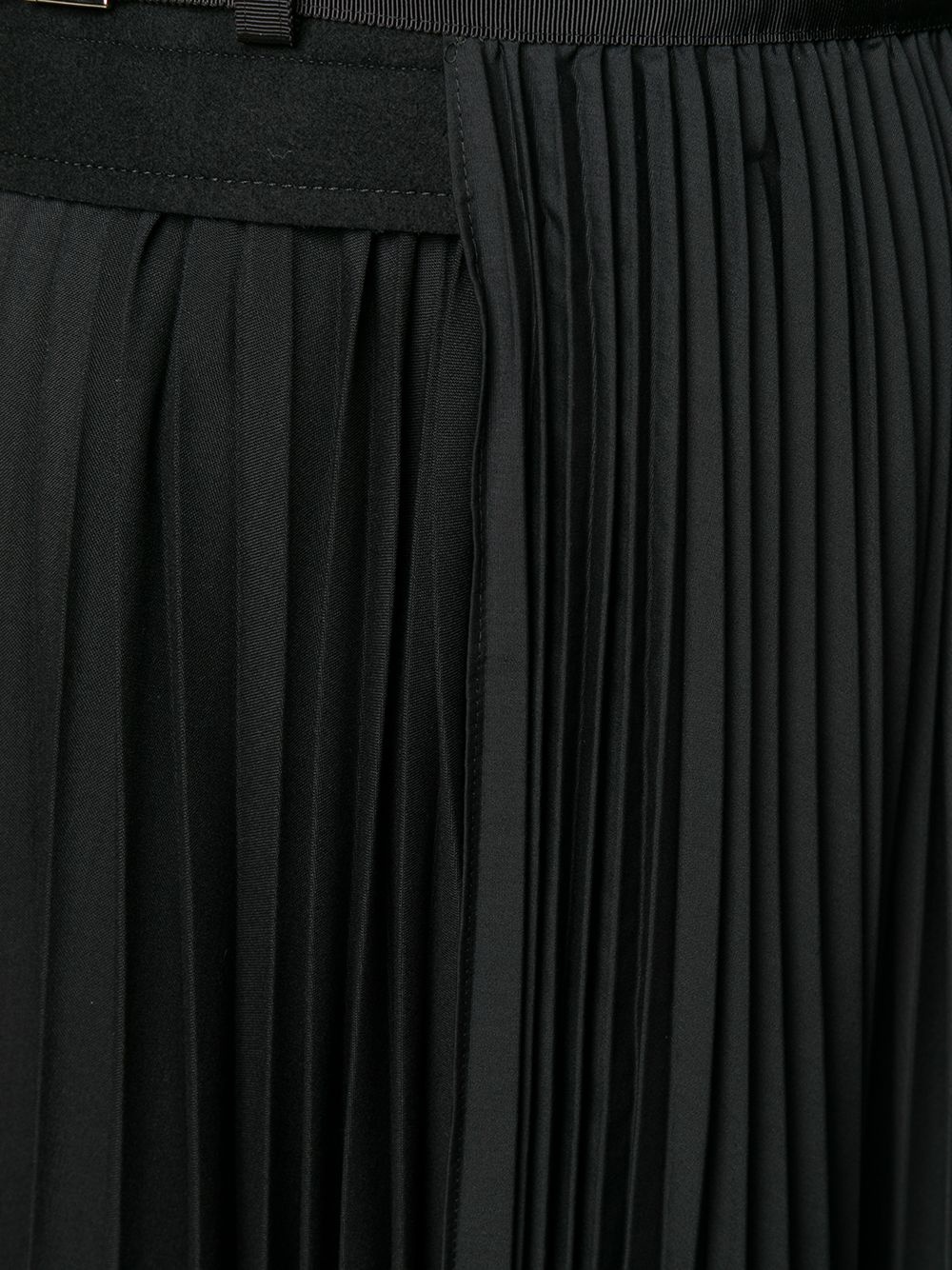 belted-waist pleated skirt - 5