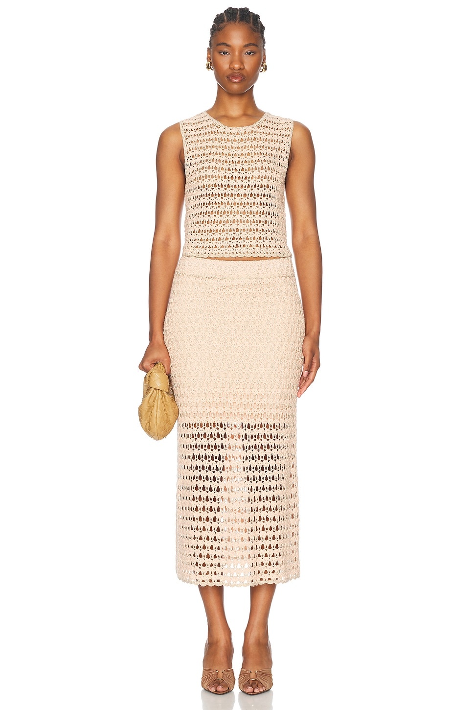 Tallow Crochet Midi Skirt - 5
