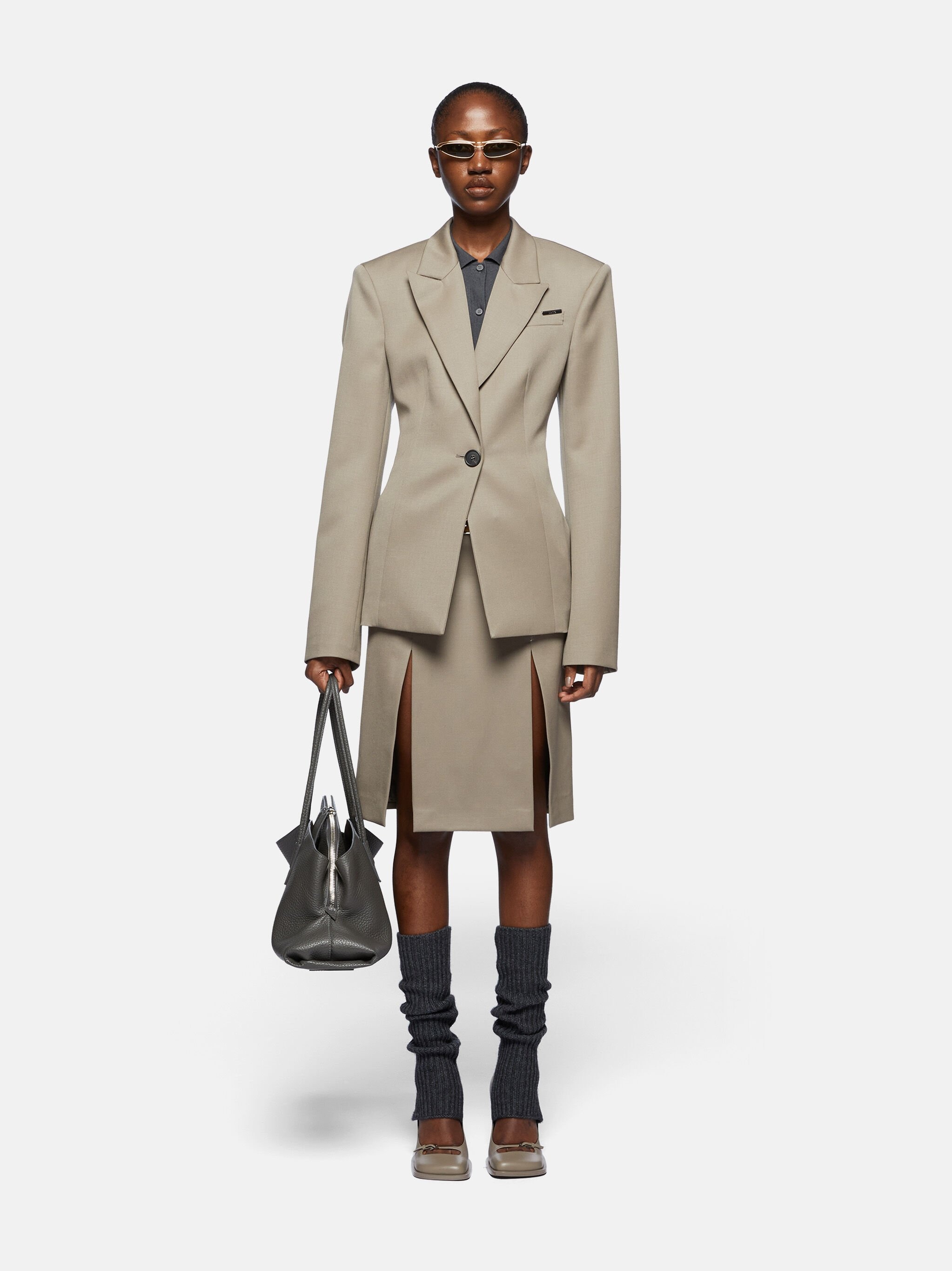 TAUPE BLAZER - 2