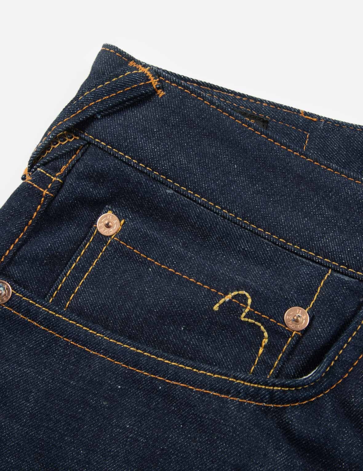 EAGLE AND KAMON-PATTERN POCKET CARROT-FIT JEANS #2017 - 10