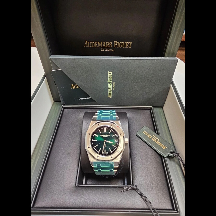 Audemars Piguet Royal Oak "50th Anniversary" Automatic Green Dial Men's Watch 16202PT.OO.1240PT.01 - 1