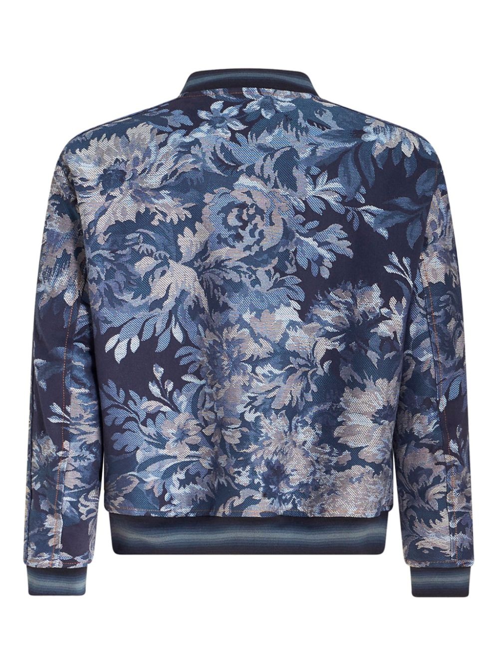 patterned-jacquard bomber jacket - 5