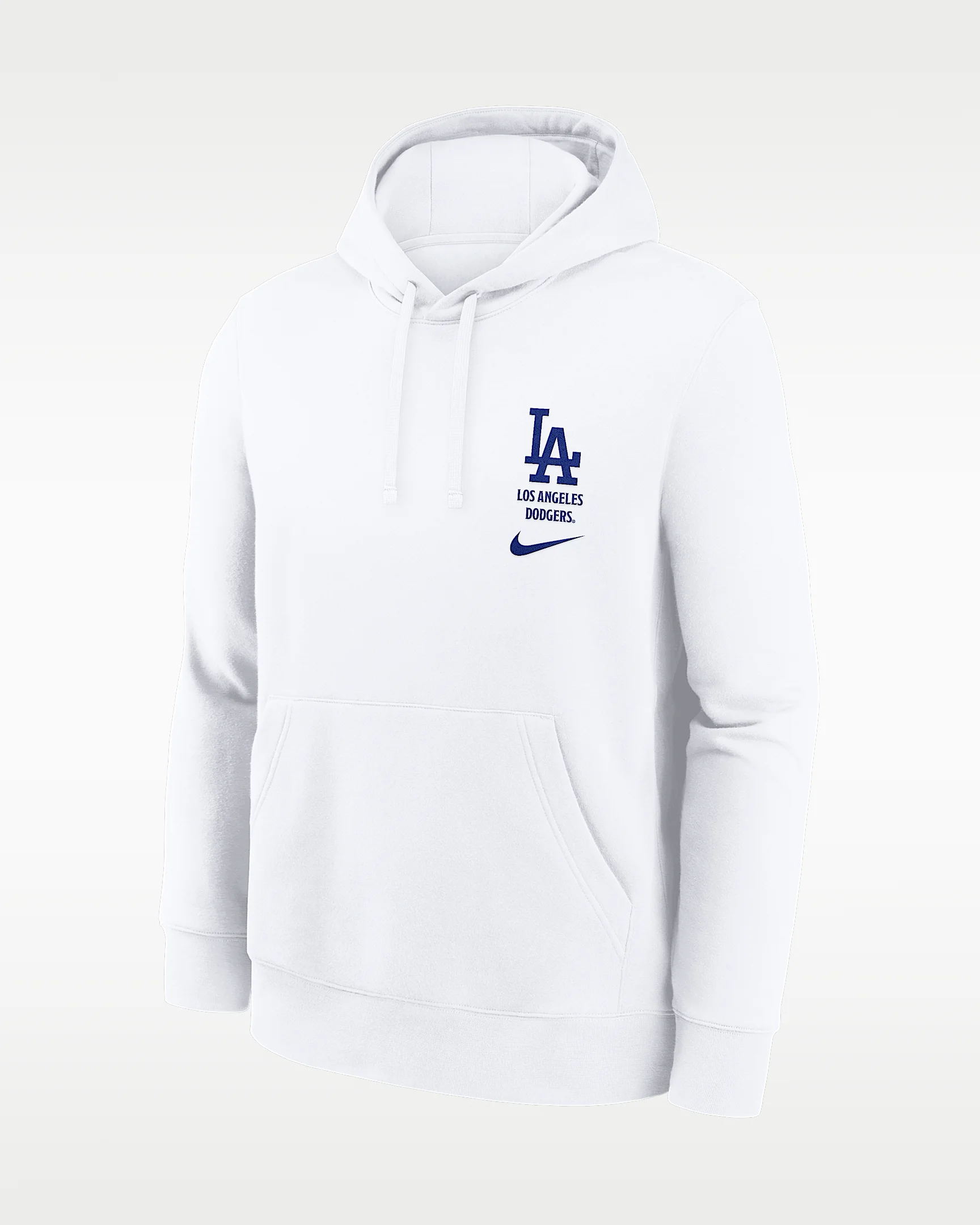 Los Angeles Dodgers Minimal Club Men's Nike MLB Pullover Hoodie - 1