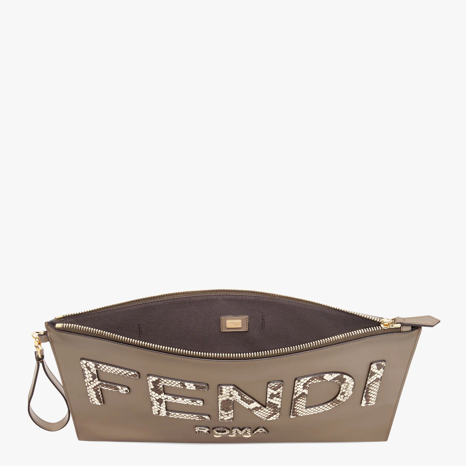 Brown leather pouch - 3