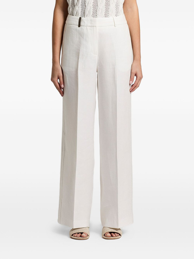 linen gabardine trousers 1