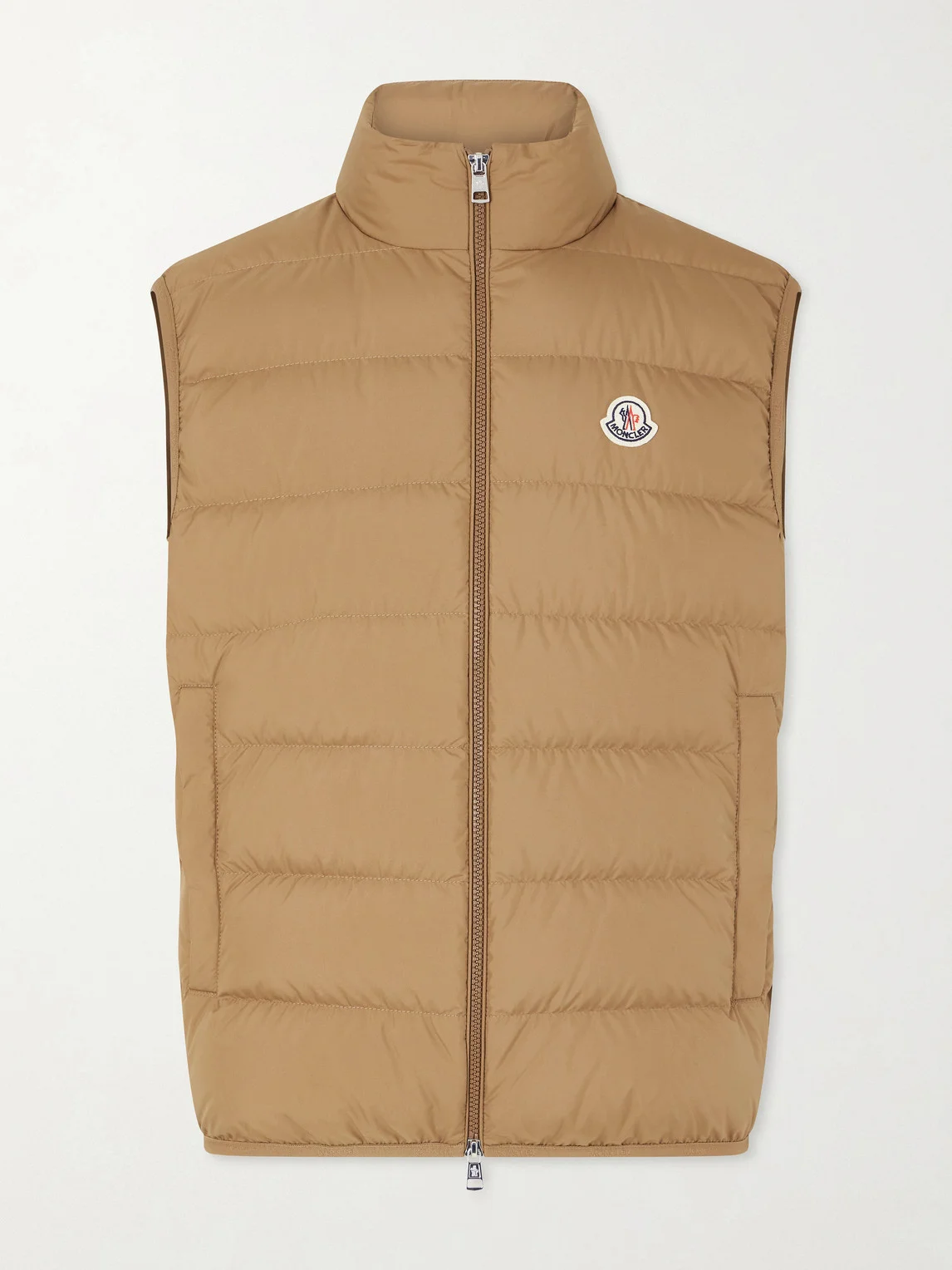 Logo-Appliquéd Quilted Shell Down Gilet - 1