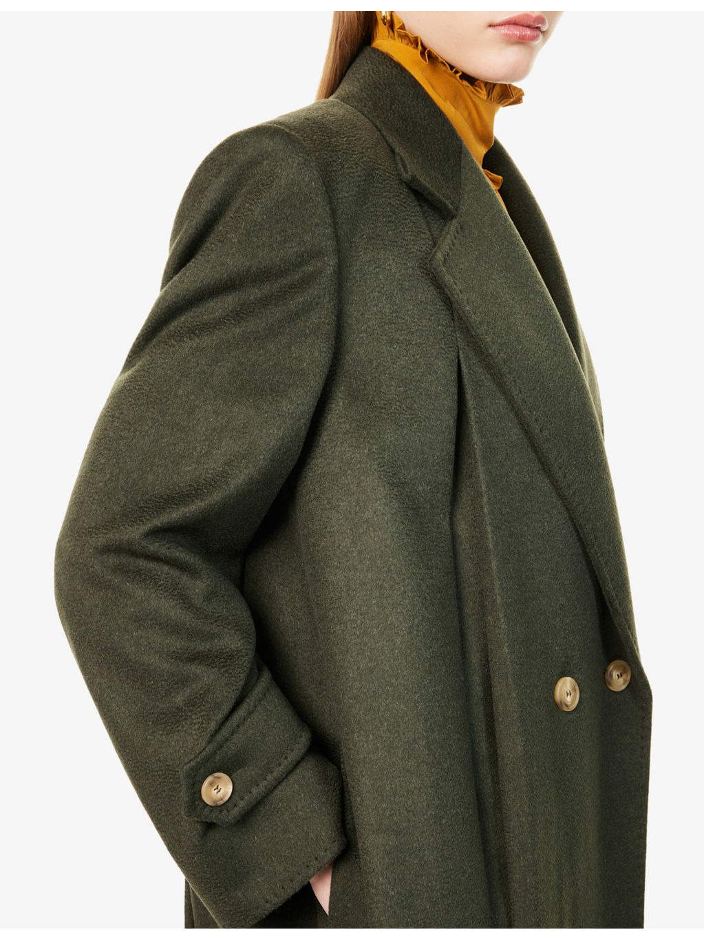 Smalto Double-Breasted Wool Coat - 5