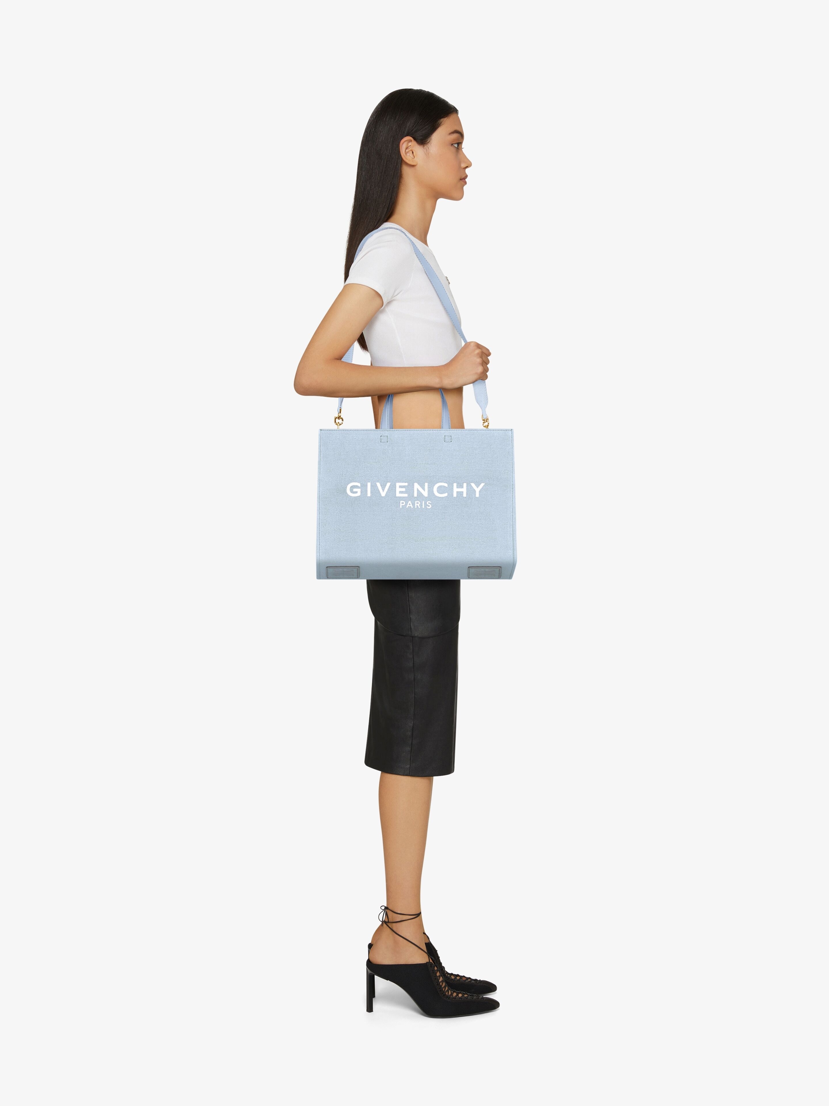 MEDIUM G-TOTE SHOPPING BAG IN CANVAS - 2