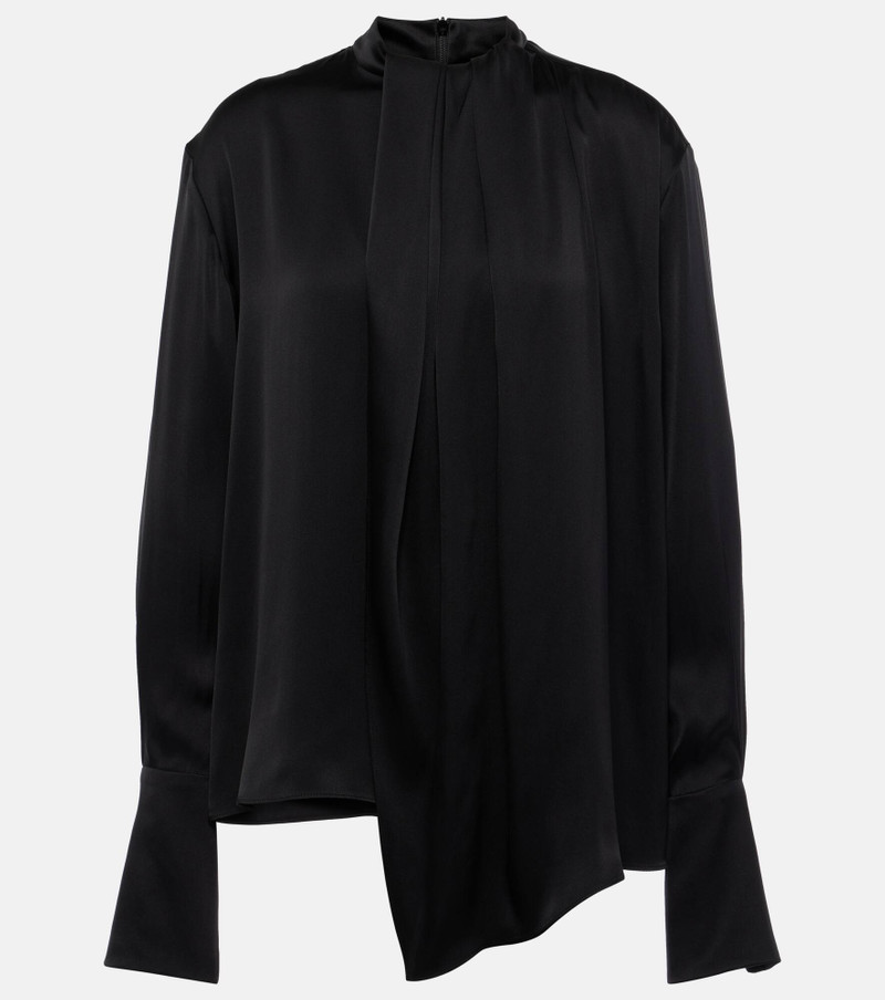 Silk satin blouse 1