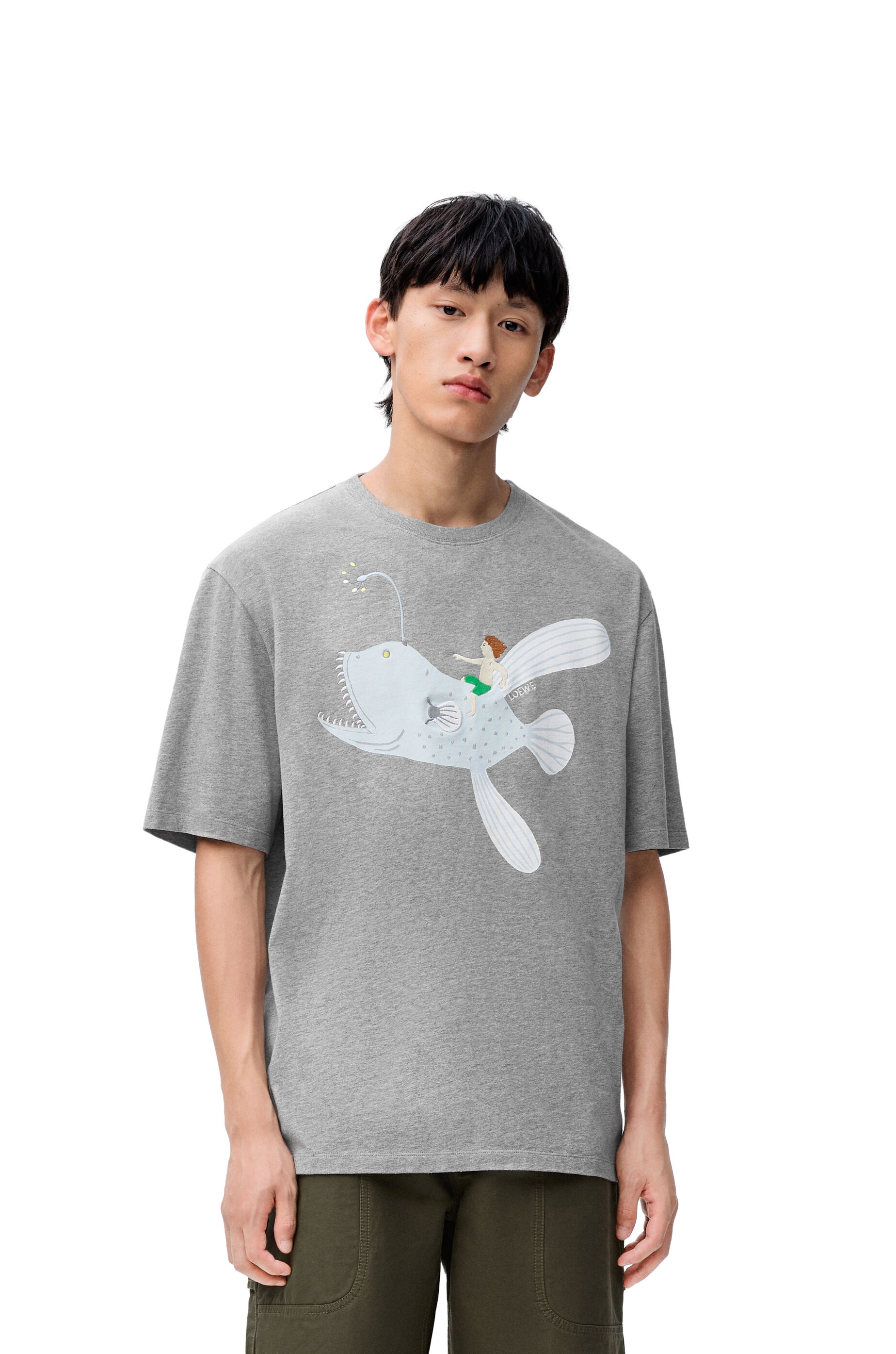 Loose fit T-shirt in cotton - 3