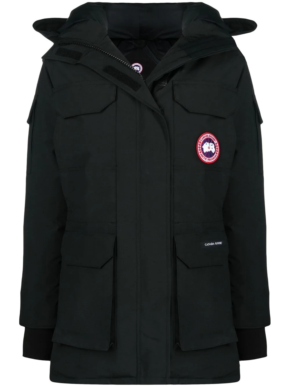 hooded padded parka - 1