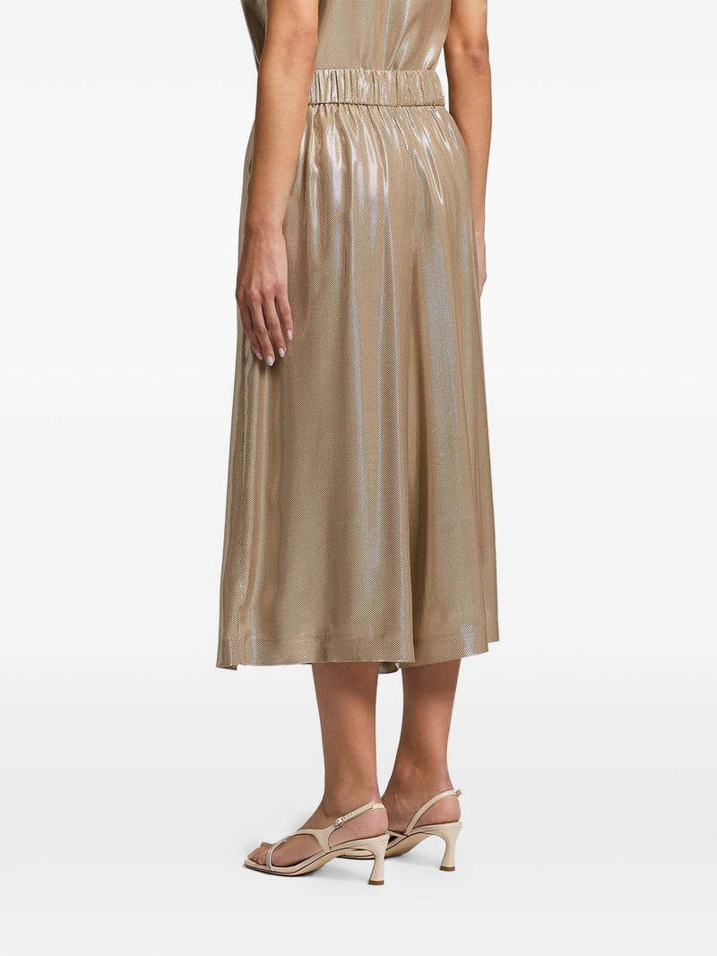 lamé twill trousers 3