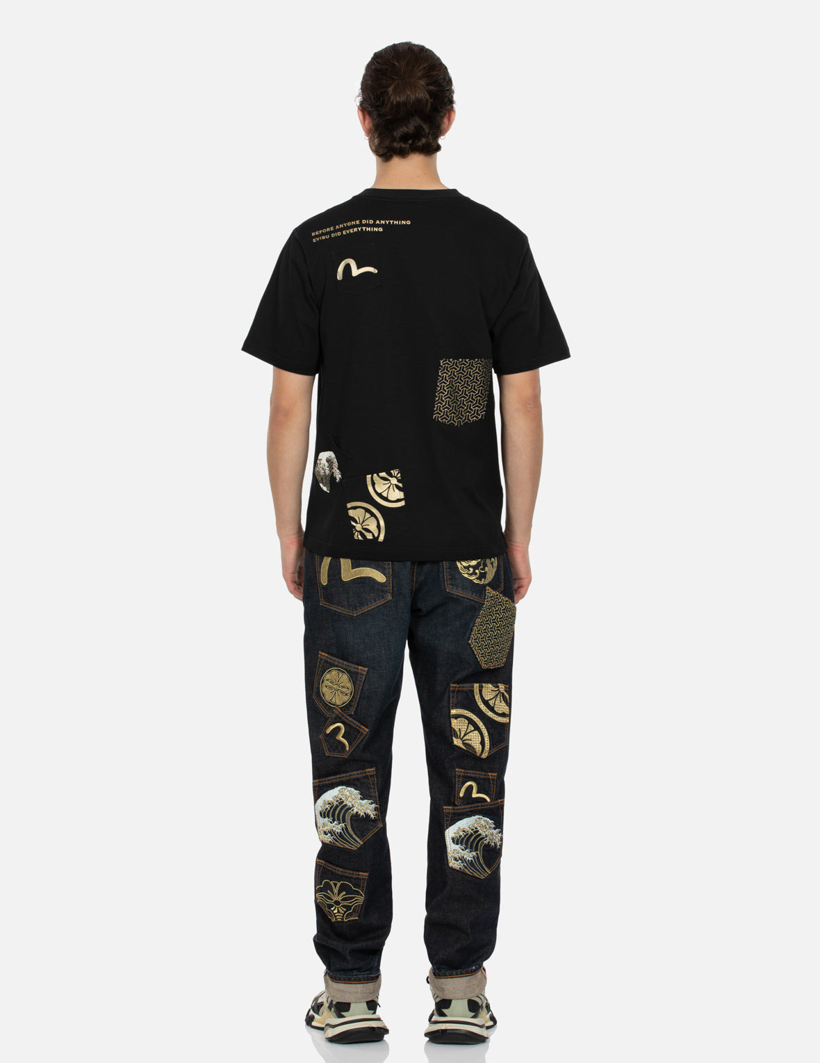 MULTI-PRINT AND MULTI-POCKET REGULAR FIT T-SHIRT - 6