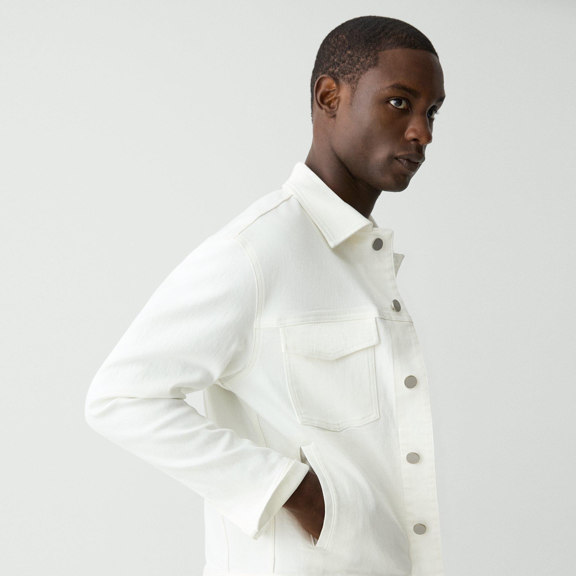 City Trucker Jacket in Stretch Denim - 5