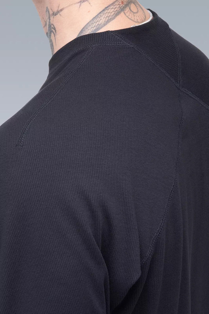 S27-PR Cotton Rib Longsleeve Shirt Black 11