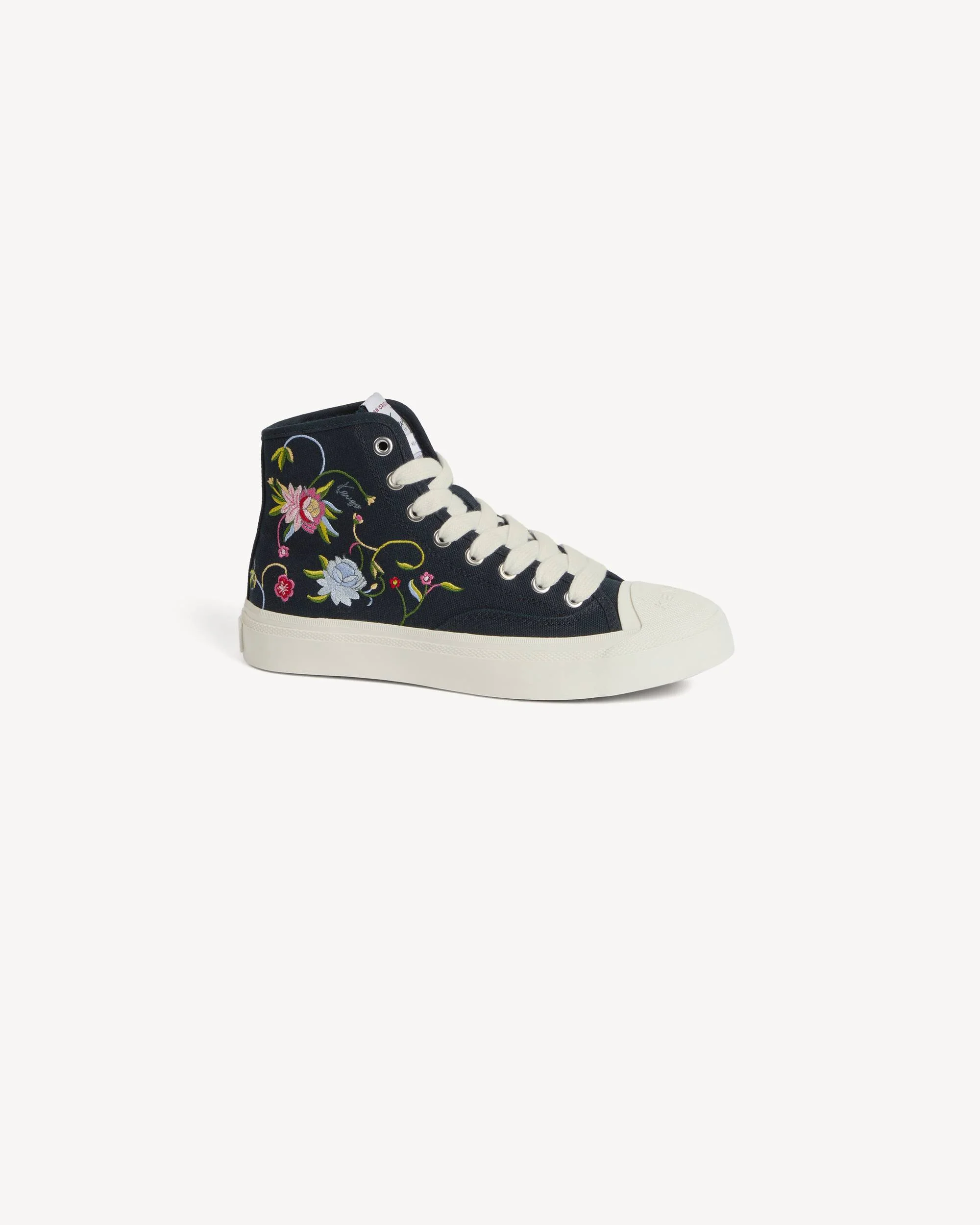 'KENZO Hoshi' high top sneakers in embroidered canvas - 1