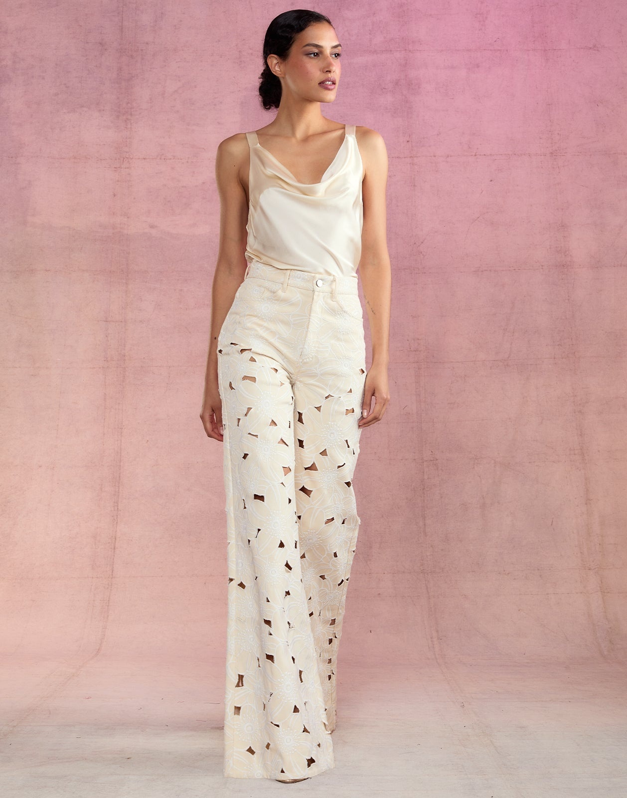 Flora Cutout Jeans - 1