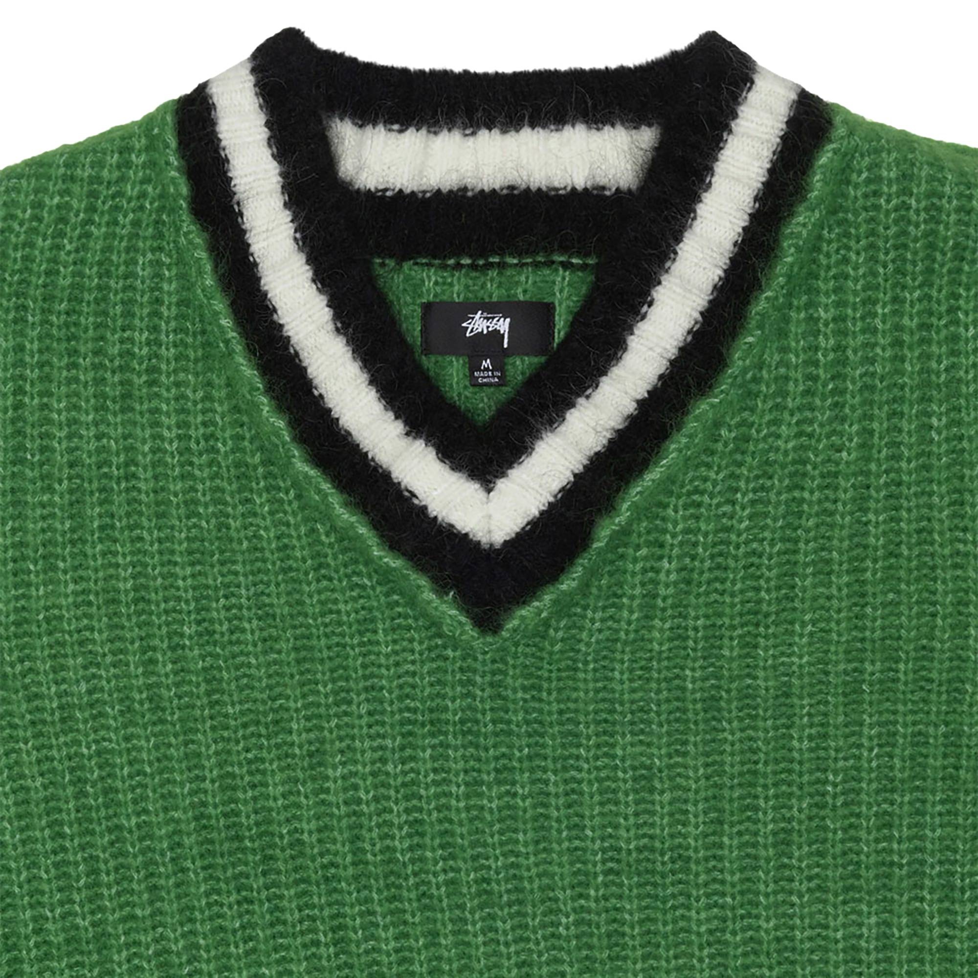 Stussy Mohair Tennis Sweater 'Green' - 3