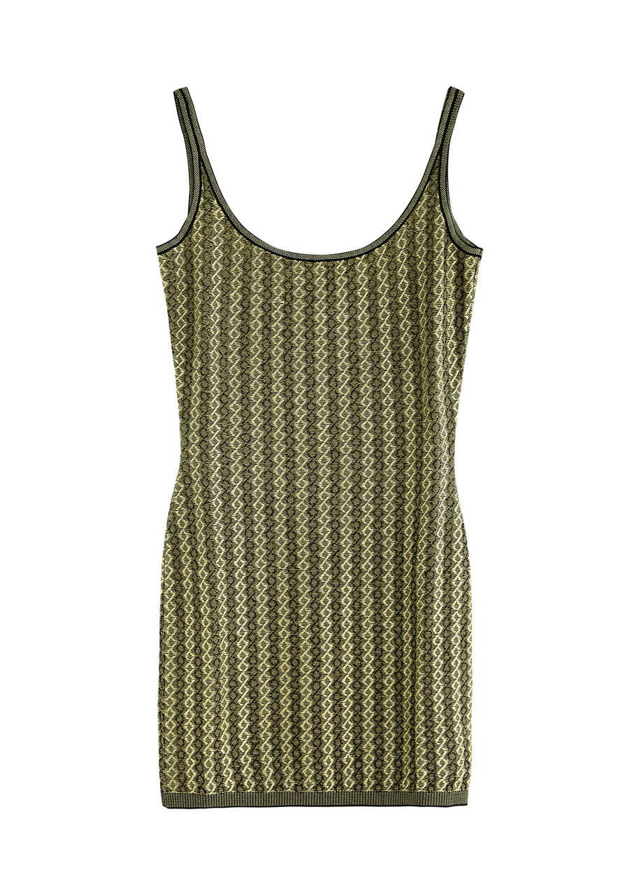 Jacquemus La Robe Marino Patterned Knitted Mini Dress - 1