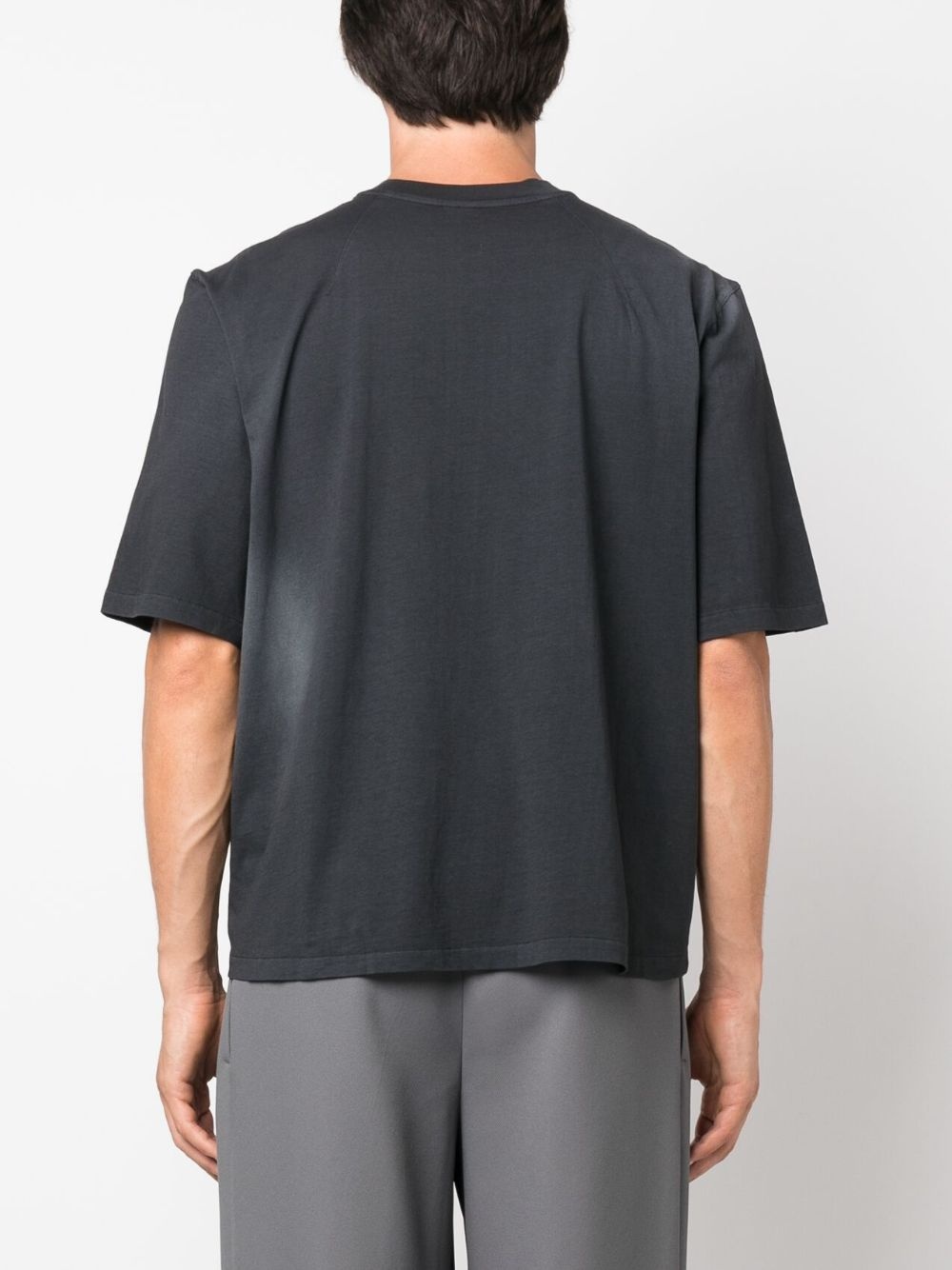 short-sleeved cotton T-shirt - 4