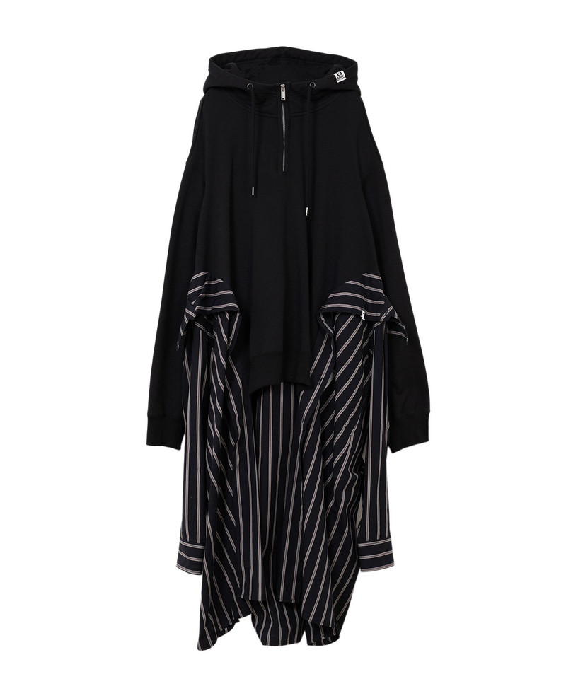 Shirt Combined Half-zip Hoodie Dress 27