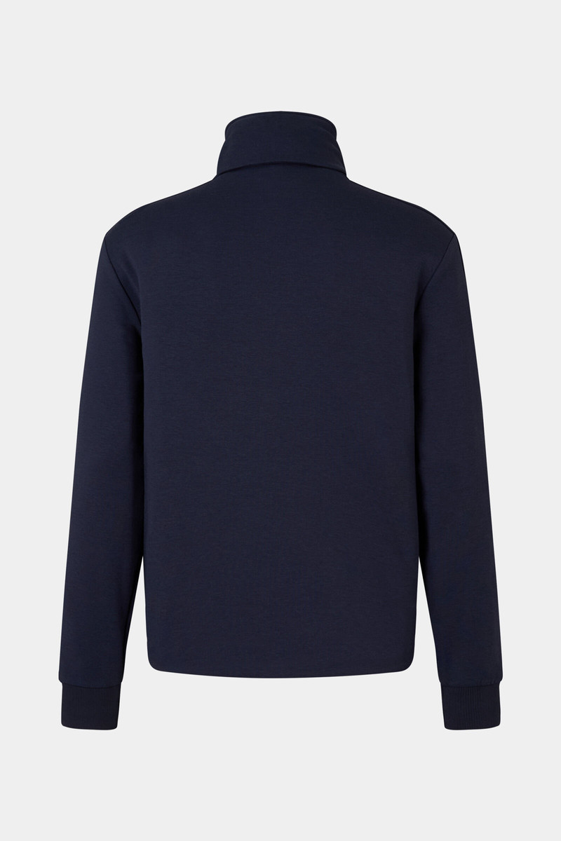 Baker Down sweatshirt jacket in Navy blue 8