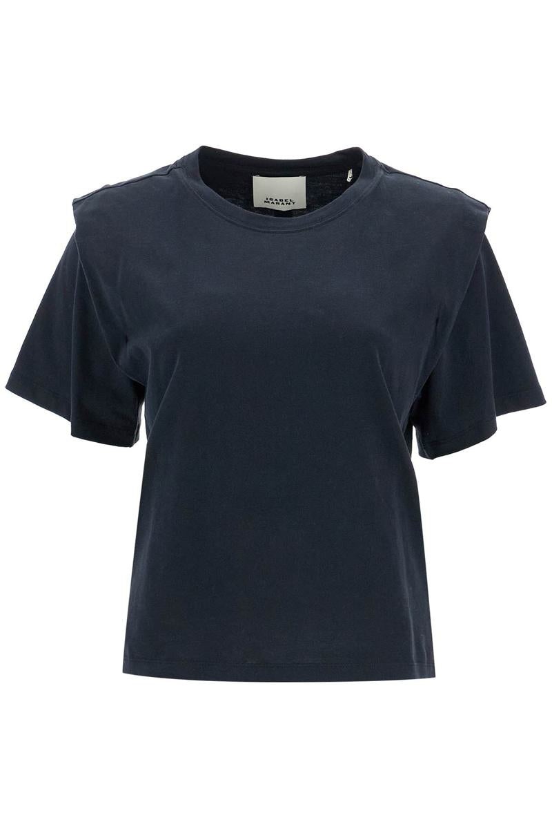 Tシャツ・カットソー ISABEL MARANT Salte Cotton Zelitos T-Shirt Zelitos cotton top in black - Isabel Marant | Mytheresa