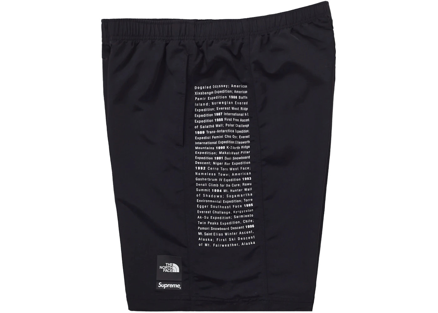 Supreme The North Face Nylon Short Black - 2