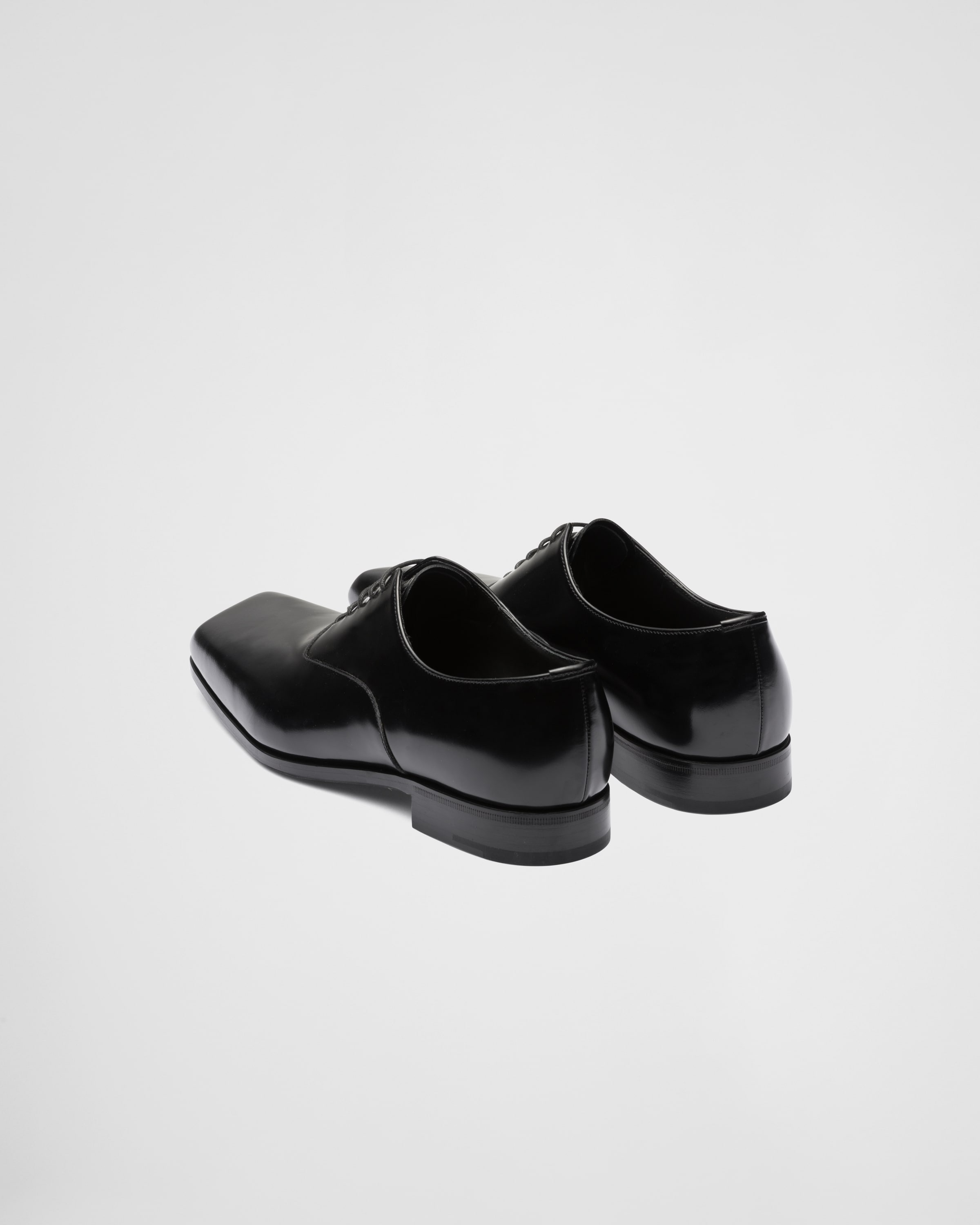 Brushed leather Oxford shoes - 5