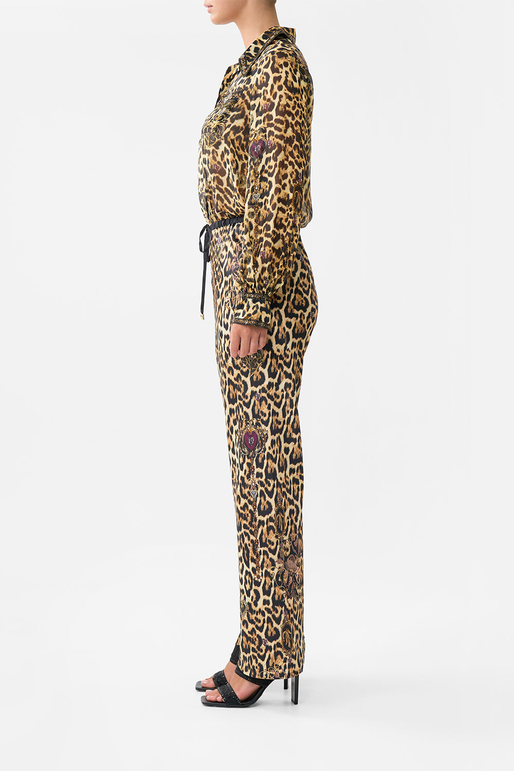 BIAS CUT DRAWSTRING PANT - 4