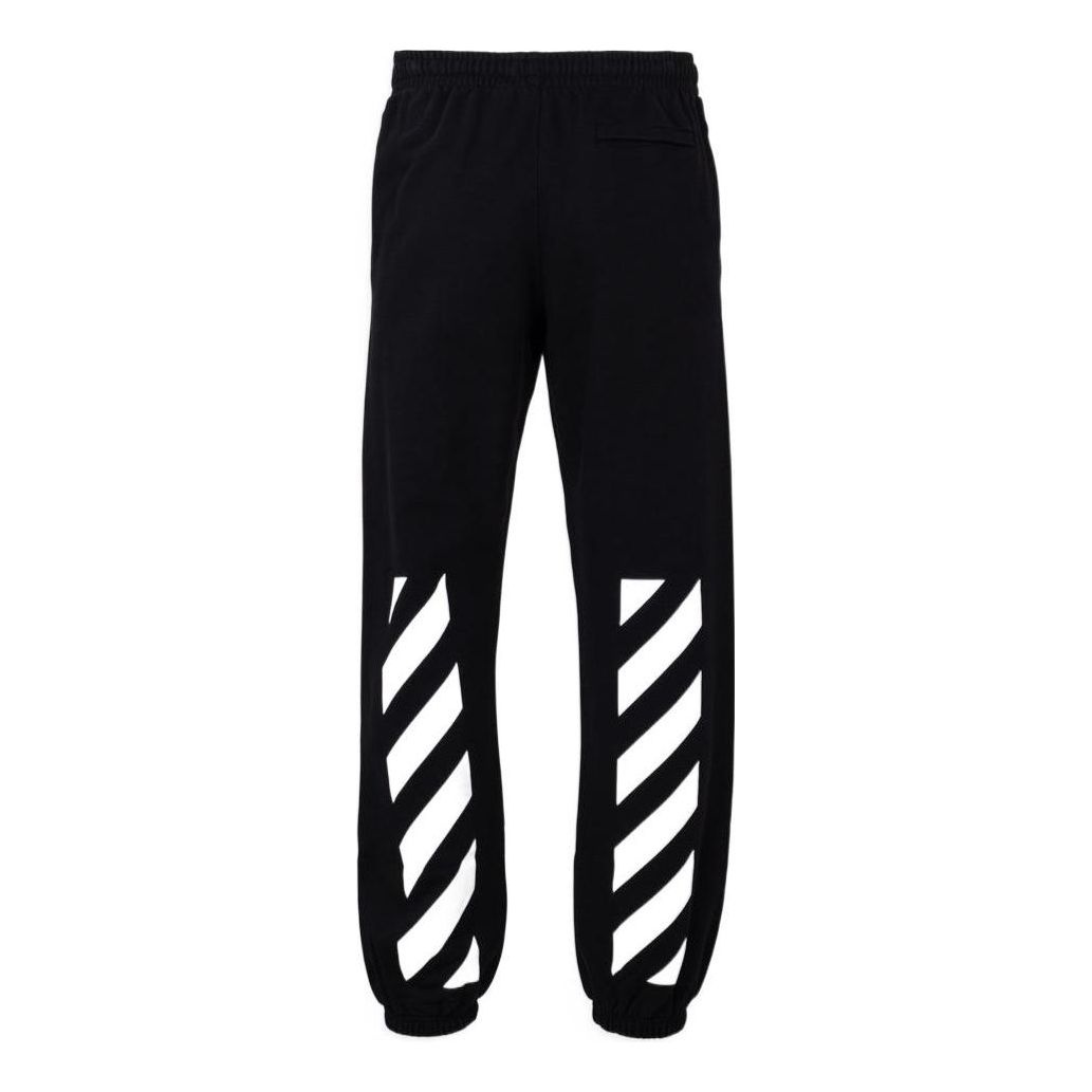 Men's Off-White SS22 Solid Color Casual Pants/Trousers Black OMCH029C99FLE0021001 - 2