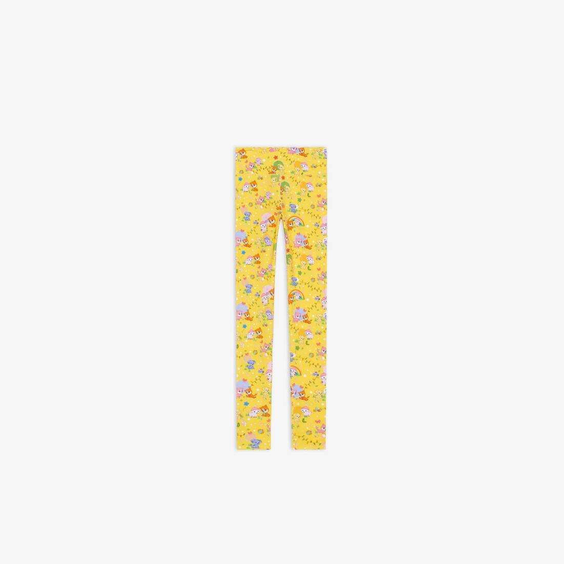 Women's Puppies And Friends Stretch Leggings in Yellow - 1