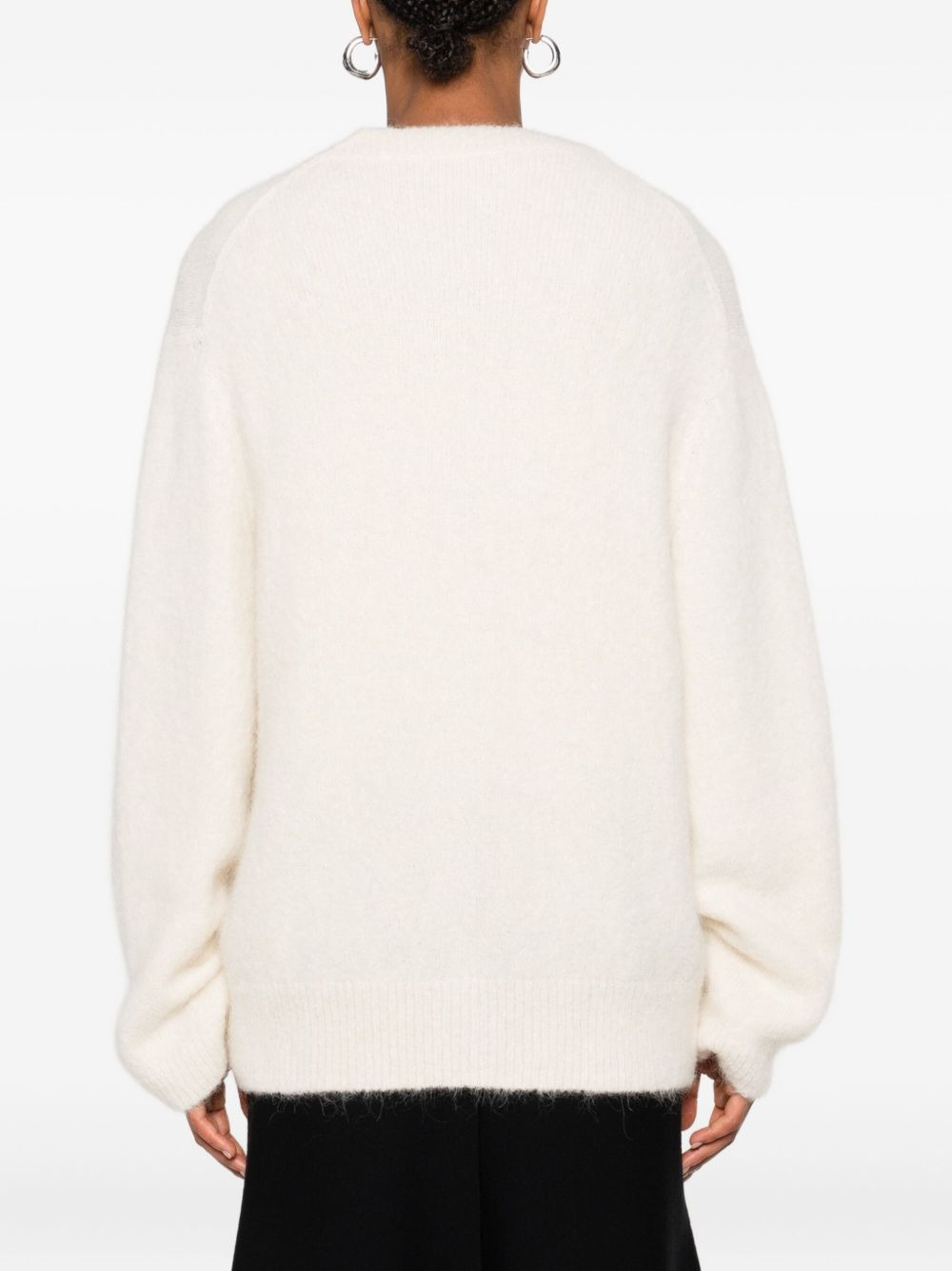 V-neck pocket cardigan - 4