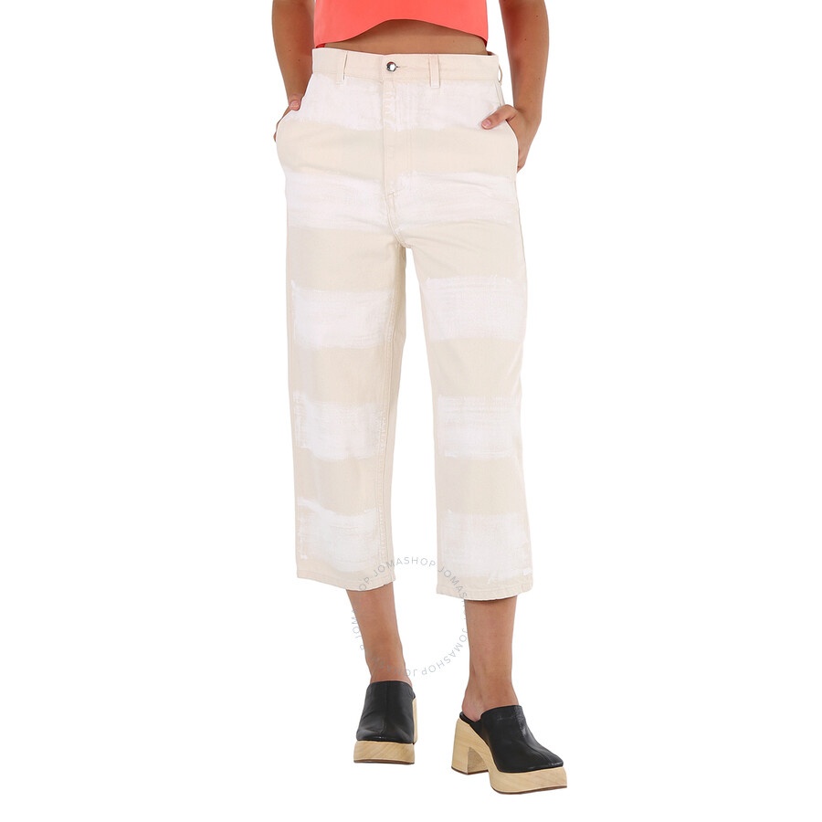 Marni Ladies Striped Pattern Cotton Culotte Pants, Brand Size 38 (US Size 6) - 3