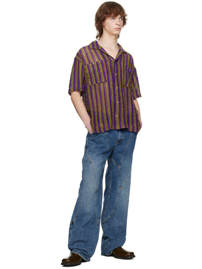 Andersson Bell Purple Sheer Shirt outlook