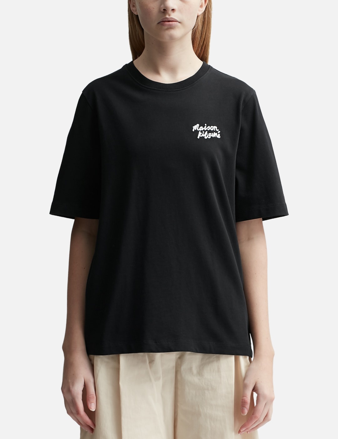 MAISON KITSUNE HANDWRITING COMFORT TEE-SHIRT - 1