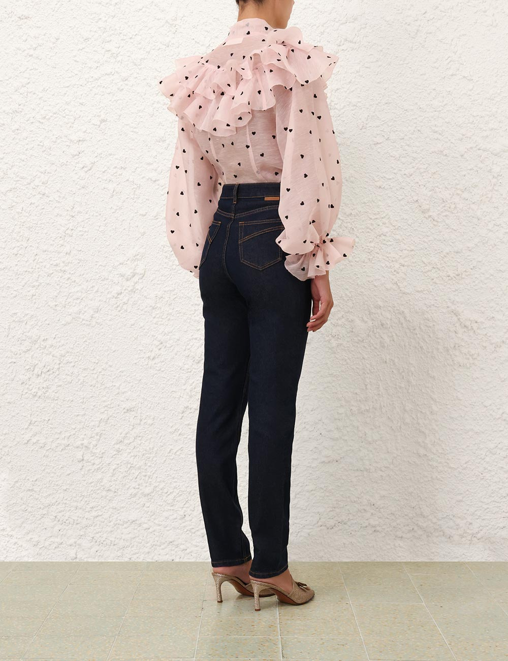 Crush Embroidered Blouse - 3